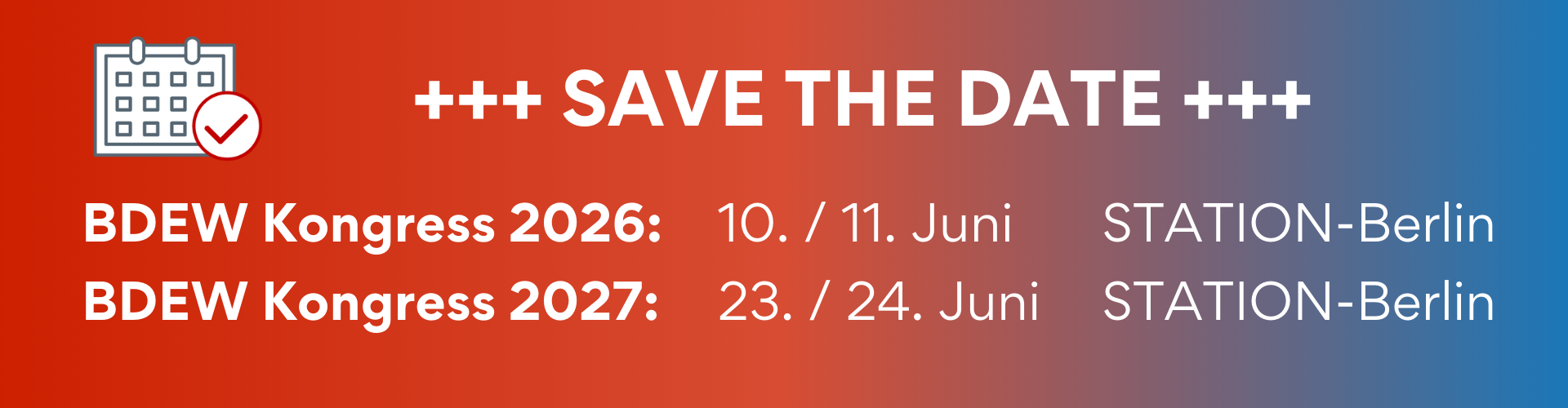Werbebanner: Save the Date